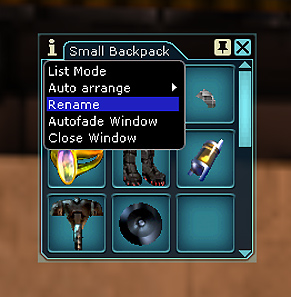 Backpack Rename Backpack Rename